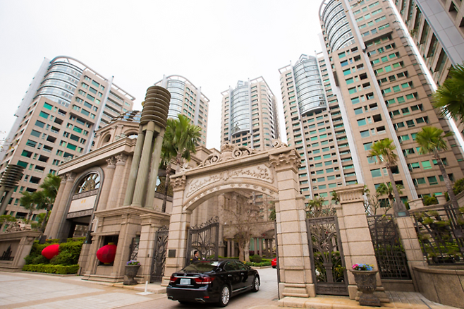 대만의 다안구에 위치한 ‘디바오’ 아파트.