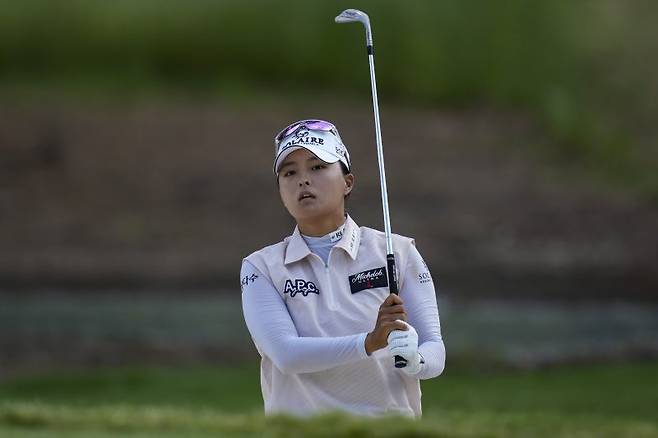 US 여자오픈 3R 13위에 오른 고진영. 연합뉴스