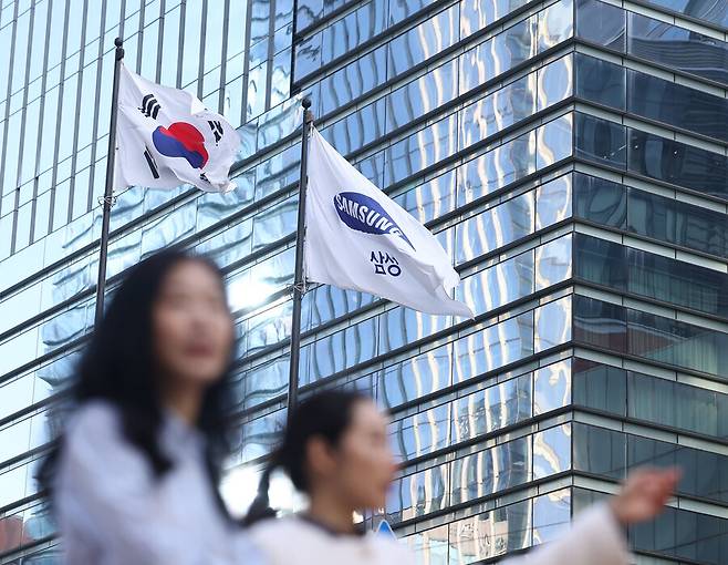 서울 서초구 삼성전자 서초사옥의 모습. 연합뉴스