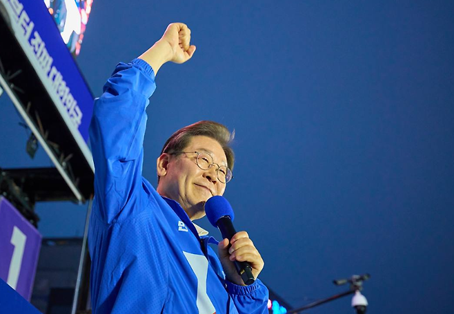 이재명 더불어민주당 대선 후보