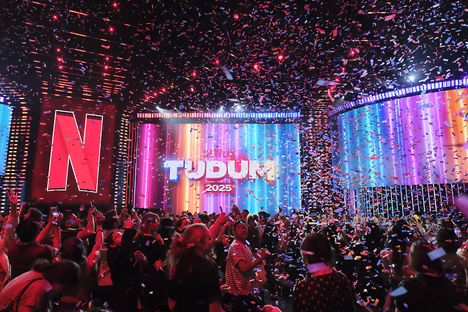 31일(현지시간) 미국 캘리포니아주 로스엔젤레스 기아포럼에서 열린 넷플릭스 팬 이벤트 ‘투둠 2025’. <사진=넷플릭스>