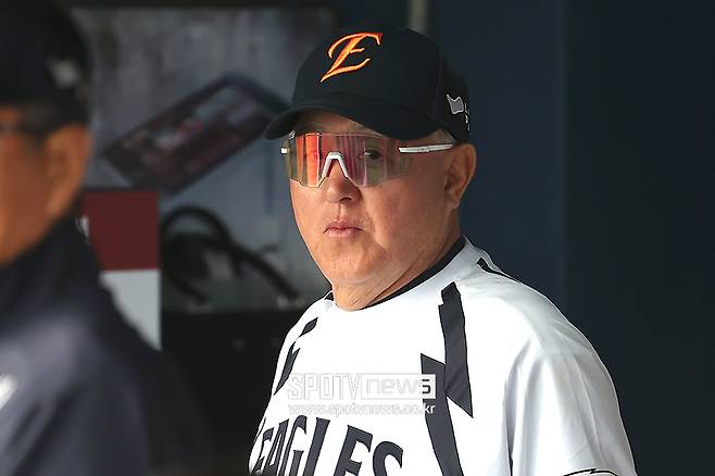 ▲ 원종혁에게 1군 데뷔의 기회를 준 김경문 한화 감독 ⓒ곽혜미 기자