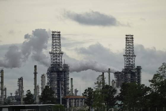 미국 루이지애나주 리저브의 매러손 게리빌 정유소. AP=연합뉴스