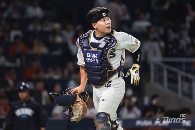 김정호는 NC의 안방을 든든히 지킬 수 있을까. 사진=NC 제공