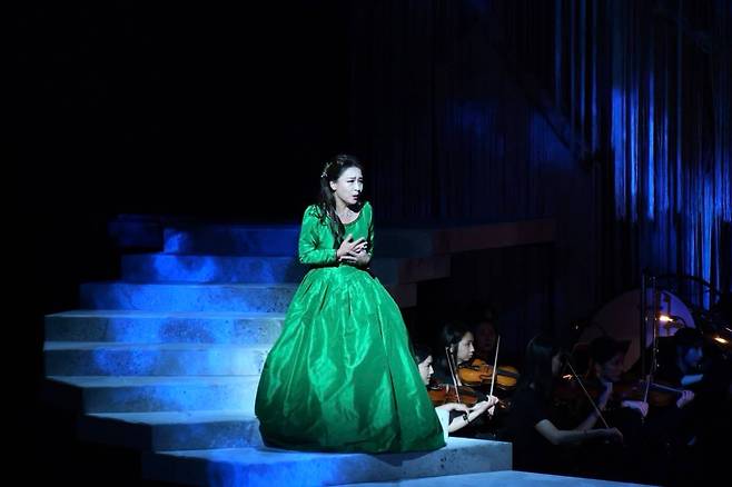 소프라노 캐슬린 김의 공연 모습 /본인 제공