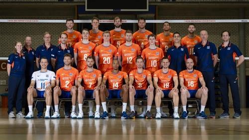 네덜란드 남자배구 대표팀 / 사진=네덜란드배구협회 인스타그램 캡처