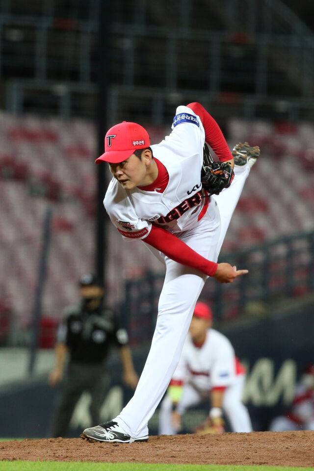 KIA 타이거즈 시절 최용준./KIA 타이거즈
