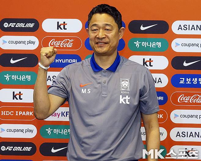 한국 U-22 축구 대표팀 이민성 감독. 사진=이근승 기자