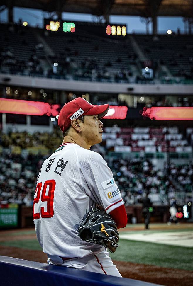 ▲ 열흘의 휴식을 마치고 14일 인천 롯데전에 돌아올 예정인 김광현 ⓒSSG랜더스