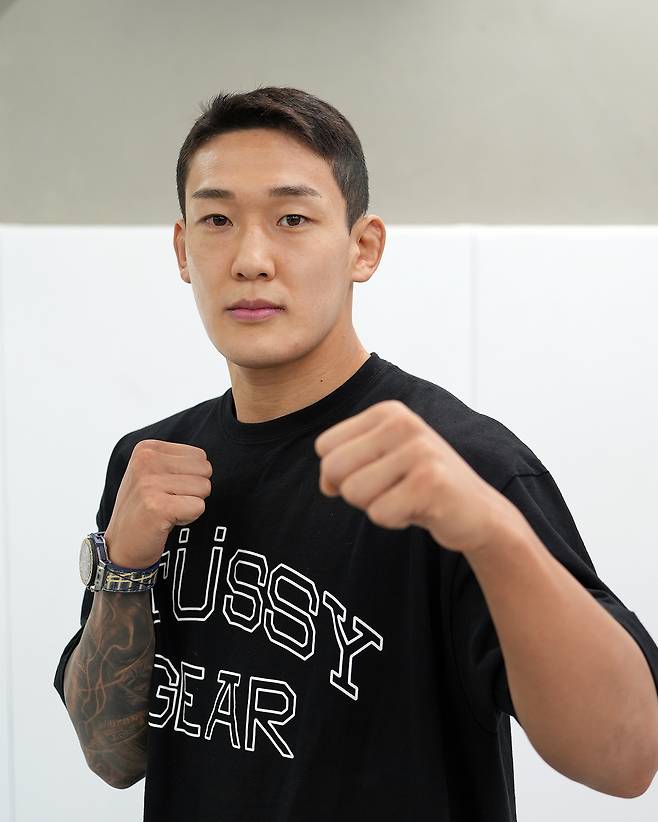 UFC 데뷔전에 나서는 유주상.(UFC 제공)