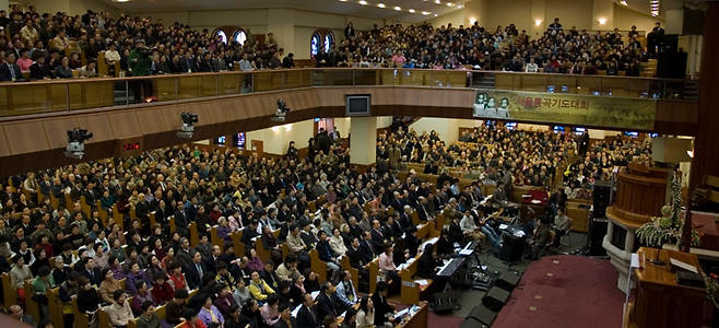 지난 2006년 2월 28일 서울 영락교회에서 열렸던 북한 동족 구원과 자유를 위한 통곡 기도회 모습.