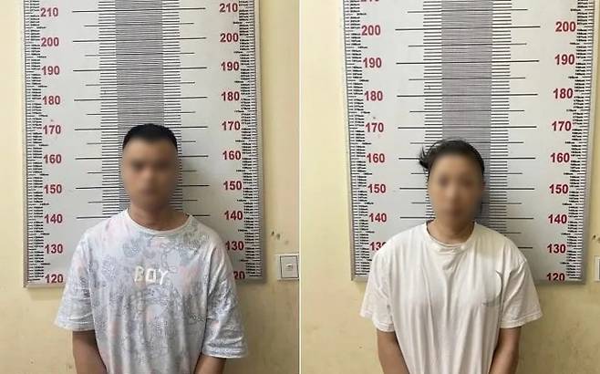변씨 시신 유기 혐의로 체포된 남편 라이 웬차우(당시 30세)와 아내 차이 후이쥐엔(39). /사진=캄보디아 경찰 SNS