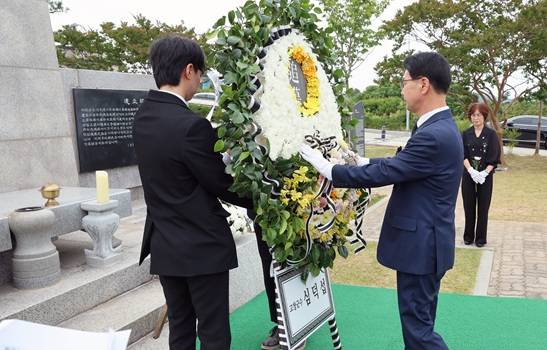 ▲제70회 현충일 추념식ⓒ고창군