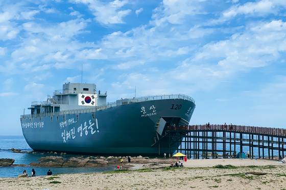 경북 영덕 장사상륙작전 전승기념관 전경. 사진 경북나드리