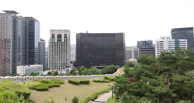 서울 밀레니엄 힐튼호텔 전경. 이충우기자