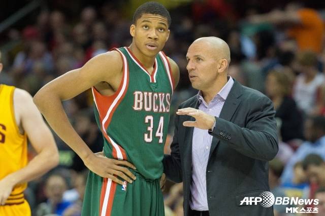 아데토쿤보(좌)는 과거 키드 감독과 한솥밥을 먹은 적 있다. 사진=AFPBBNews=News1