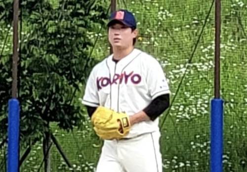 독립야구단 경기도리그 화성 코리요의 투수 김경묵(사진)이 기아 타이거즈와 육성 선수 계약을 체결하며 프로에 진출했다. 화성 코리요 제공