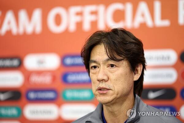 홍명보 한국 남자축구대표팀 감독. ⓒ연합뉴스