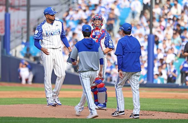 삼성 대니 레예스. 삼성 라이온즈 제공