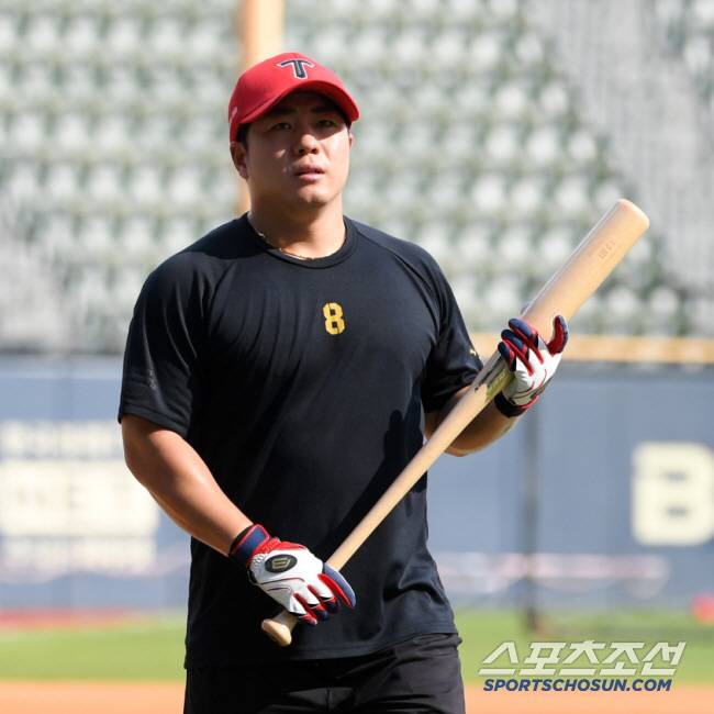 KIA 이창진이 타격 훈련을 하고 있다. 잠실=박재만 기자 pjm@sportschosun.com