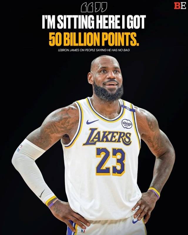 르브론 제임스는 최근 팟캐스트 ‘Mind the Game’에서 “SNS에서 자주 보는 말이 있다. ‘제임스는 가방(bag)이 없다’, ‘제임스는 가방이 없어’라고 말이다. 그런데 나는 이곳에서 500억 득점을 해냈다”라고 이야기했다. 사진=볼 익스클루시브 SNS