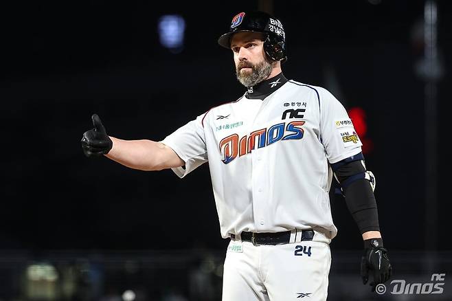 NC 데이비슨은 부상에서 회복한 뒤 홈런 페이스를 끌어올리고 있다. 그는 지난해 홈런왕으로서 2년 연속 홈런왕에 도전한다. 사진제공|NC 다이노스