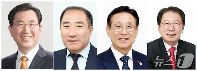 왼쪽부터 나용찬 이준경 이차영 송인헌.(정당·가나다순)/뉴스1