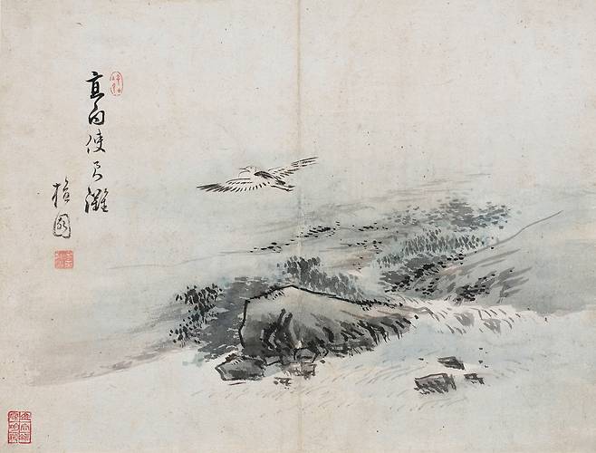 대구간송미술관에서 열리는 특별전 ‘화조미감’에 전시 중인 김홍도의 ‘향사군탄’. 대구간송미술관 제공