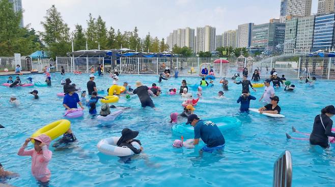감일 어린이 물놀이장. /사진제공=하남시