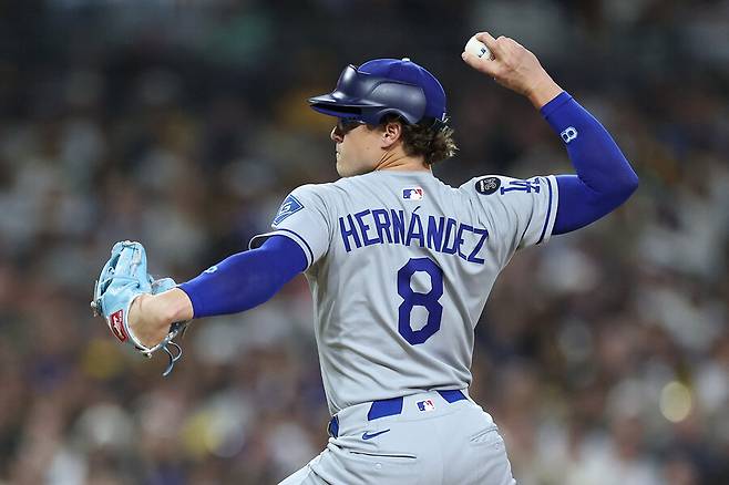 ▲ 6회에 마운드에 오른 엔리케 에르난데스 ⓒ연합뉴스