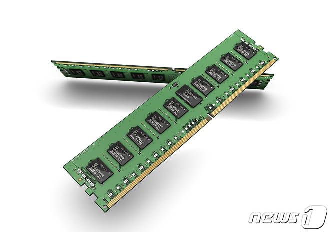 삼성전자 삼성전자의 DDR4 모듈 제품 모습. (삼성전자 제공) 2020.3.25/뉴스1