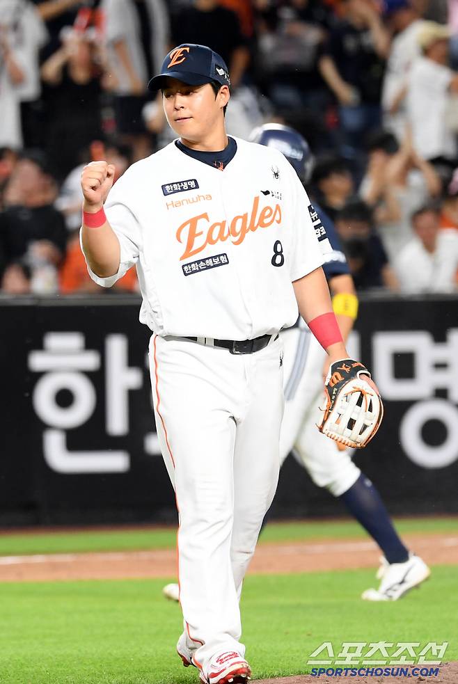 4번 타자 노시환이 살아나며 스윕에 성공한 한화 이글스.