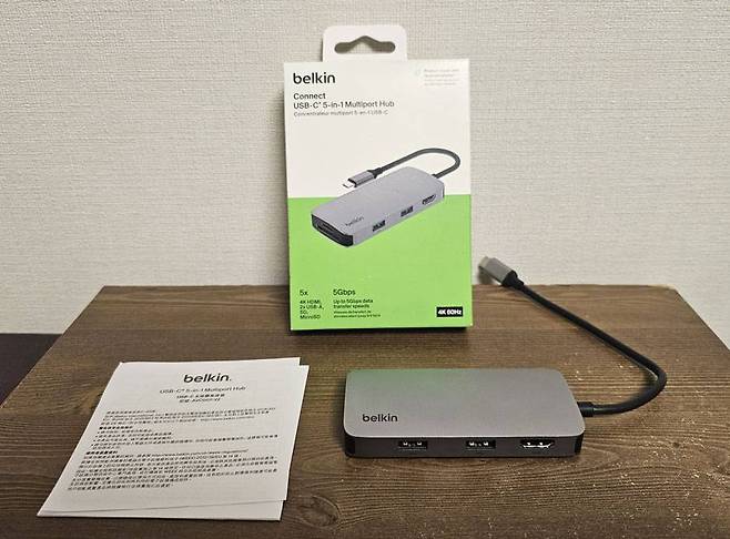 벨킨 AVC007-V2의 패키지 구성 / 출처=IT동아