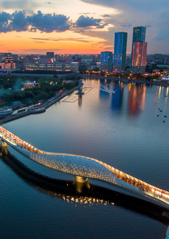 아스타나 시 전경 / 사진=카자흐스탄 대사관