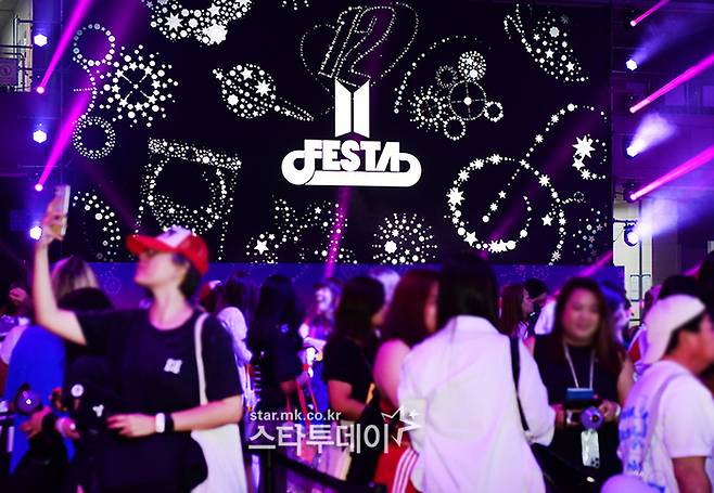 ‘2025 BTS 페스타’ 현장. 사진l강영국 기자