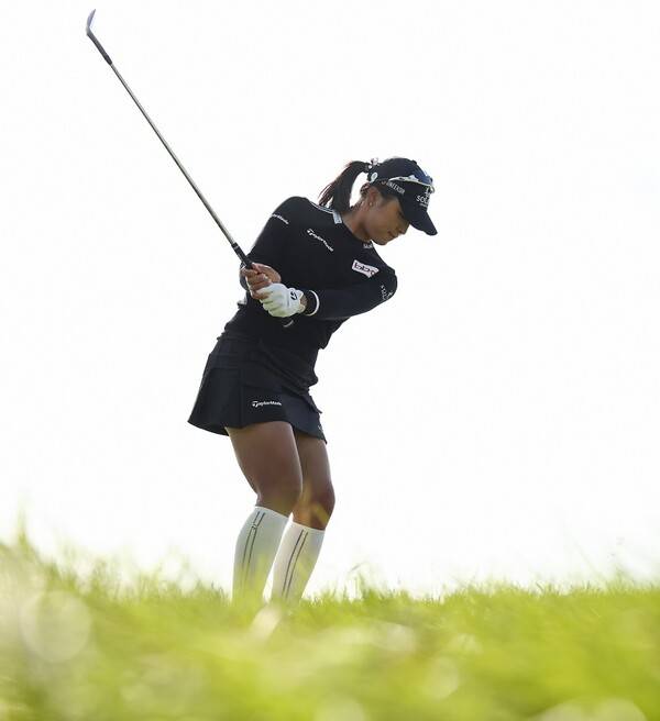 2025년 미국여자프로골프(LPGA) 투어 마이어 LPGA 클래식에 출전한 루키 윤이나 프로. 사진제공=USGA/Kathryn Riley