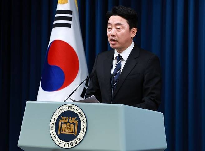 강훈식 비서실장. ⓒ뉴시스