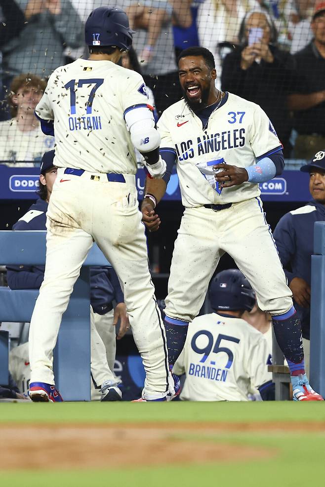 ▲ 오타니 쇼헤이는 25호 홈런으로 내셔널리그 홈런 단독 선두를 굳혔다. ⓒ연합뉴스/AP