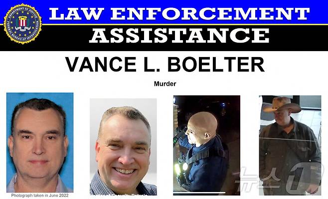 미국 미네소타주 미니애폴리스에서 발생한 민주당 소속 주 의원 멜리사 홀트먼과 그의 남편이 총격으로 사망한 사건의 주요 용의자인 밴스 볼터(57세). 2025.06.14 ⓒ 로이터=뉴스1 ⓒ News1 류정민 특파원