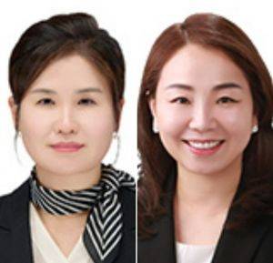 시계 방향으로 더불어민주당 여미전, 국민의힘 홍나영 세종시의원.