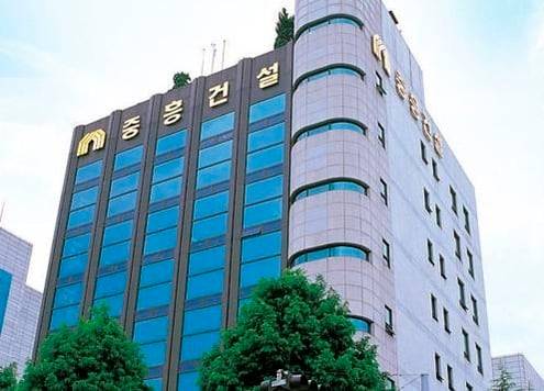 광주에 있는 중흥건설 본사.