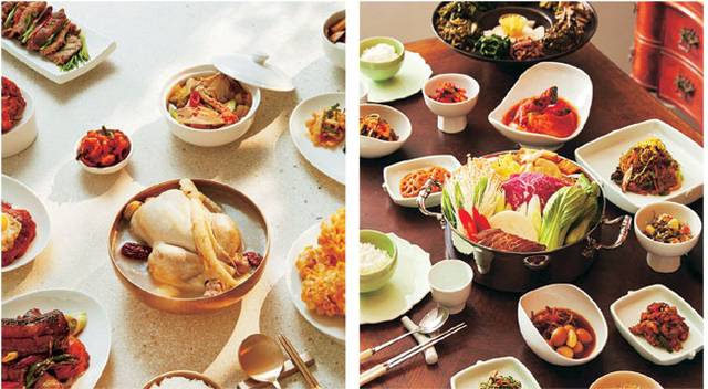 식품 전문 온라인몰 ‘현대식품관 투홈’에서 운영하는 반찬 구독 서비스(왼쪽 사진). 오른쪽은 신세계백화점에 입점한 반찬 브랜드 ‘도리깨침’이 제공하는 구독 서비스. 각사 제공