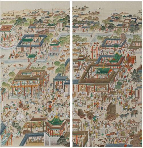 ▲ 원선애 作, 태평성시