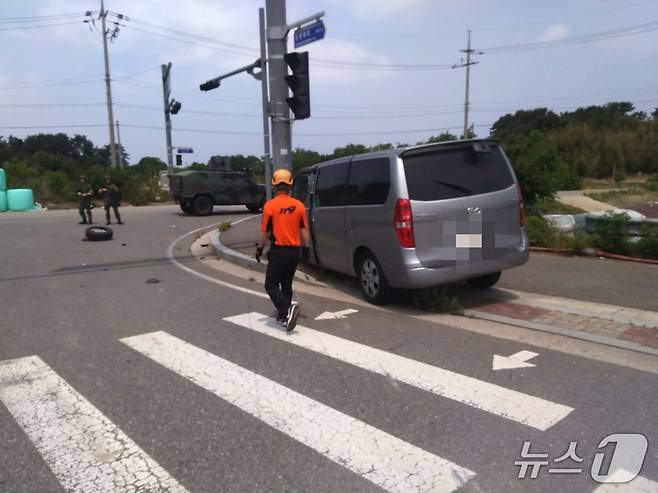 사건 현장 모습.(전북 소방 제공. 재판매 및 DB금지)