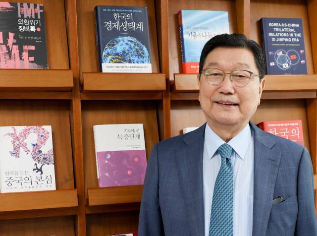 정덕구 니어재단 이사장. 이슬기기자 9904sul@