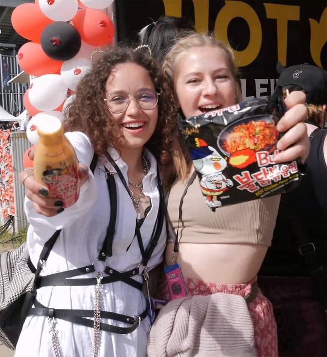 불닭 브랜드 해외 프로모션. 사진=삼양식품