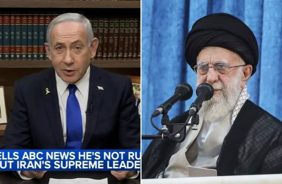 베냐민 네타냐후 이스라엘 총리(왼쪽)와 아야톨라 알리 하메네이 이란 최고지도자. 출처=ABC 뉴스·AP 연합뉴스
