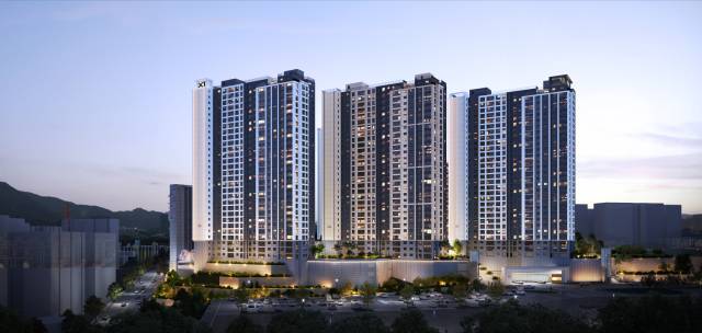 양산자이 파크팰리체 투시도. 사진 제공=GS건설