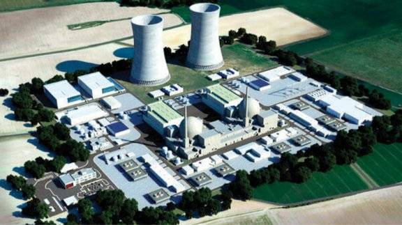 한국수력원자력이 수주한 체코 두코바니 원전 5호기와 6호기 조감도. 한수원 제공