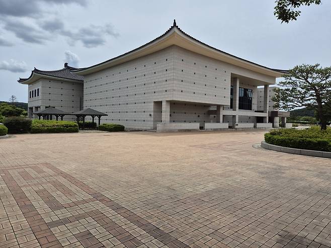 국립경주박물관 미술관. 2002년 5월엔 미술관이 문을 열었다.